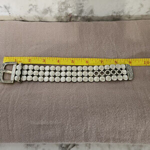 Rodeo Cowgirl Western Bracelet Silver-Toned